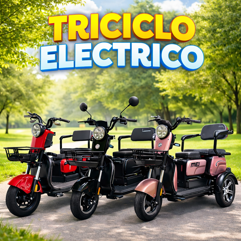TRICICLO ELECTRICO - 1000W 60V 20Ah 🔋