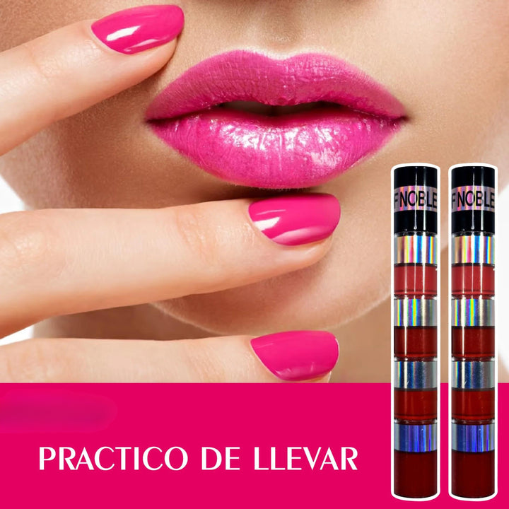 😍 LABIAL LIQUIDO 5 EN 1 💄