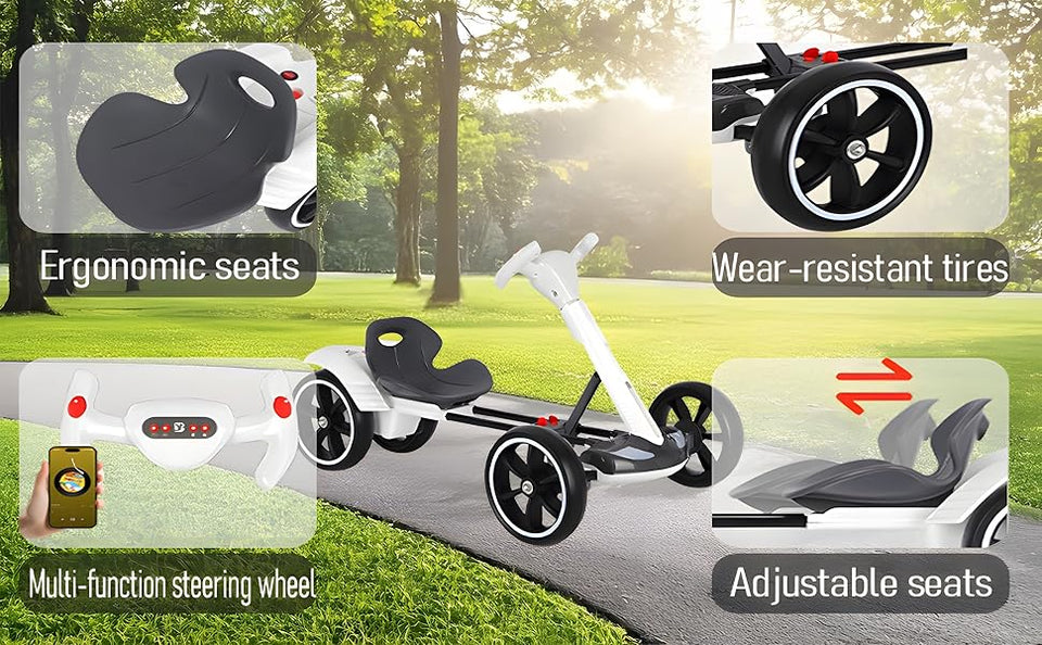👦CARRITO ELECTRICO PEGABLE🎁 VELOCIDAD 6KM/H + MOTOR 390 WATTS