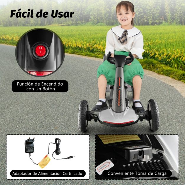 👦CARRITO ELECTRICO PEGABLE🎁 VELOCIDAD 6KM/H + MOTOR 390 WATTS