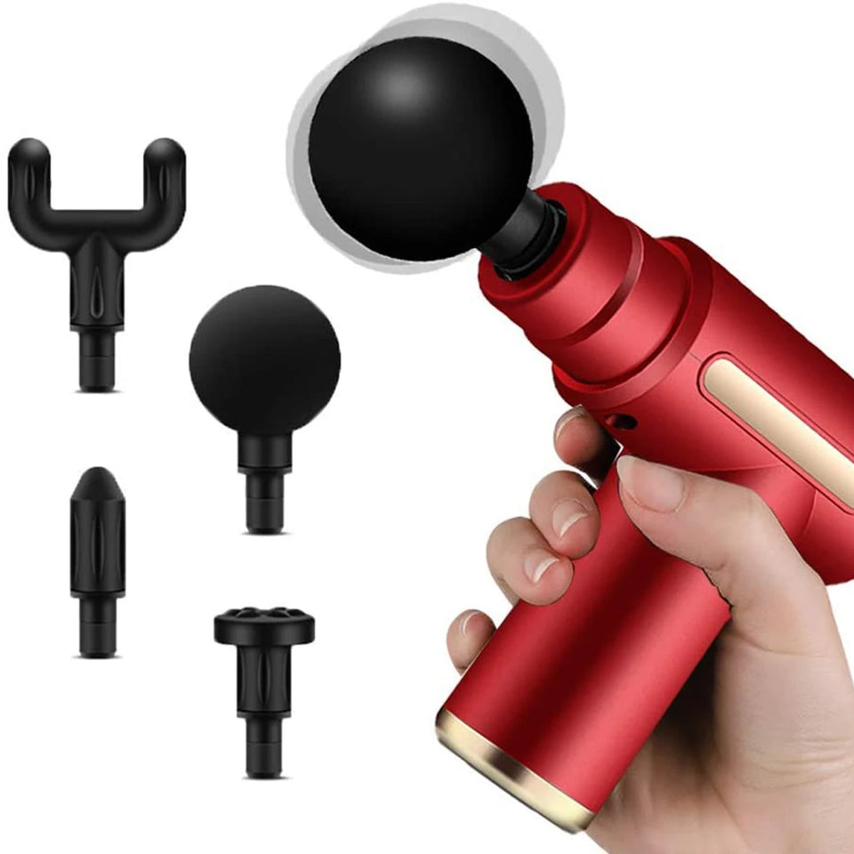 🎁 MASAJEADOR SMART + 6 VELOCIDAD Y 4 CABEZALES 🤩